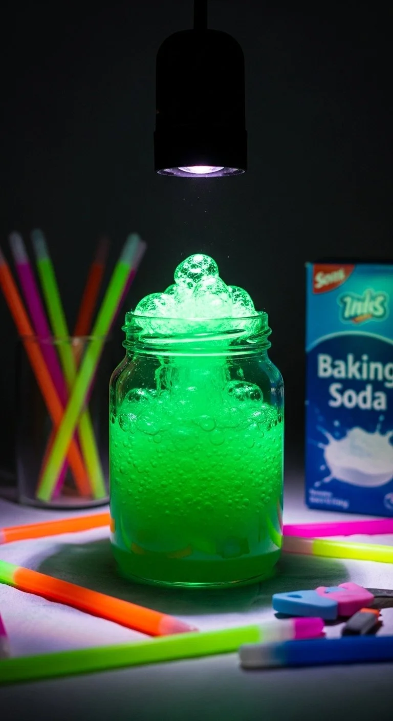 Glow Volcano Lava Jar with vibrant, flowing lava-inspired design