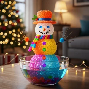 Step-by-step guide to growing a beautiful Crystal Snowman.