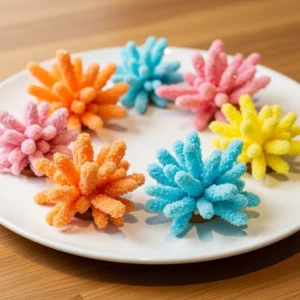 Vibrant sugar eruption plants flourishing in a garden setting.