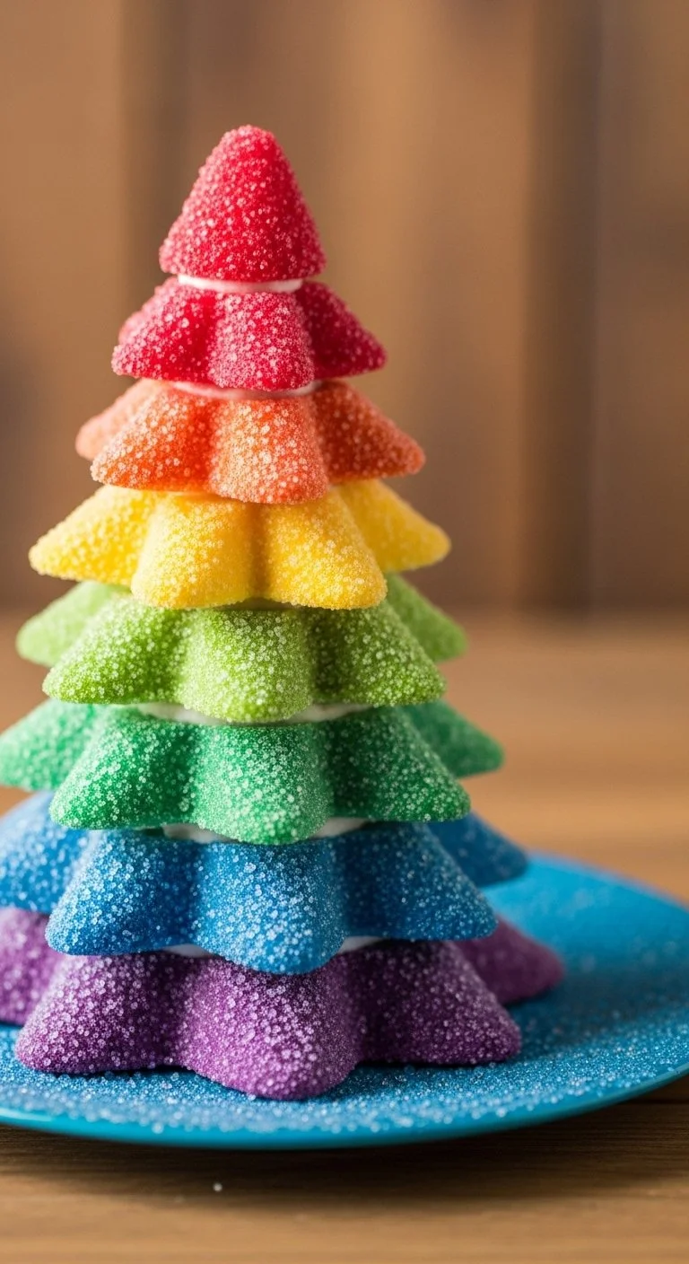 Homemade baking soda Christmas tree decoration for holiday celebrations.
