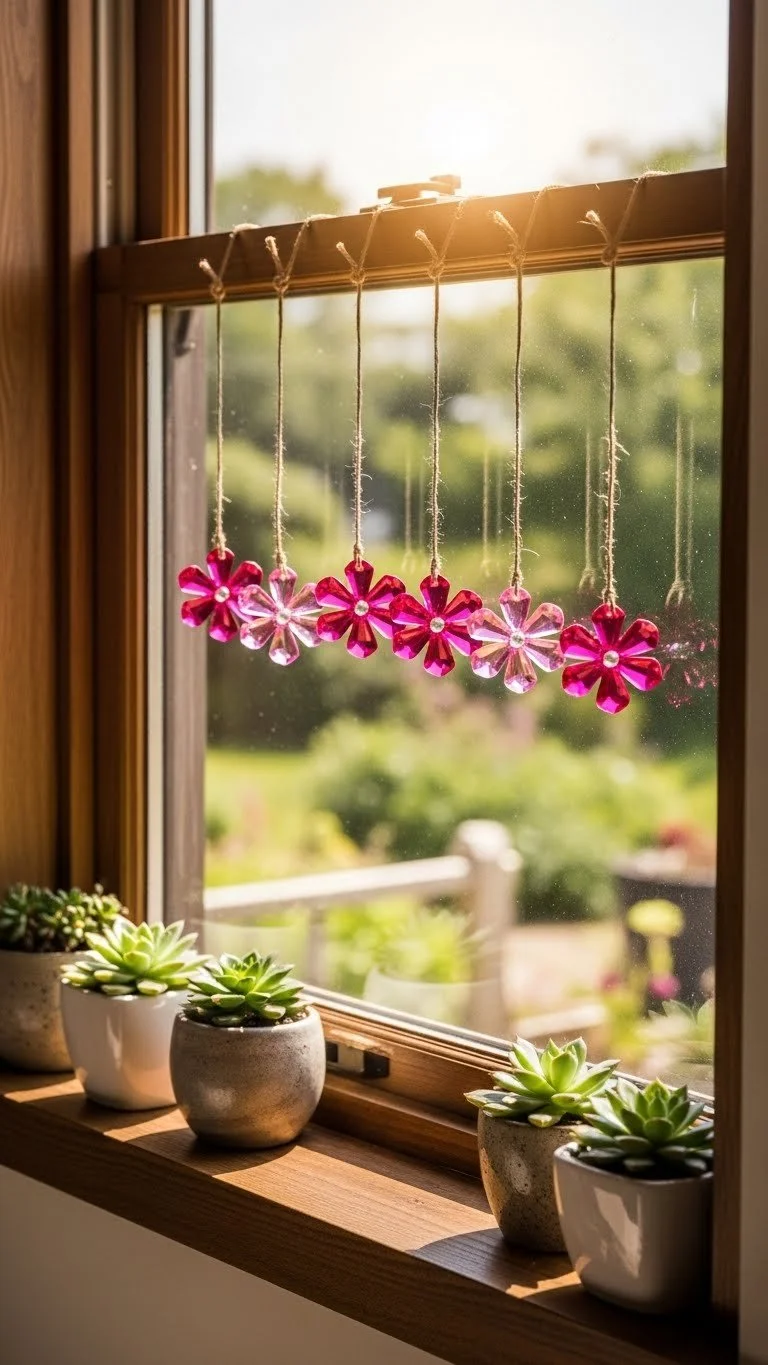 Raspberry-Plum Crystal Flowers showcasing vibrant colors and delicate design