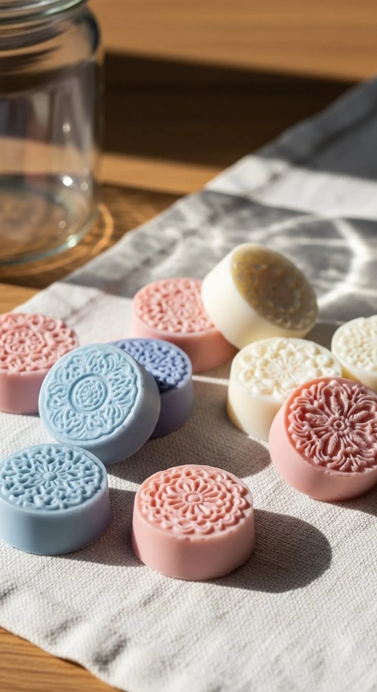 Handcrafted scented aroma stones for home fragrance and relaxation.