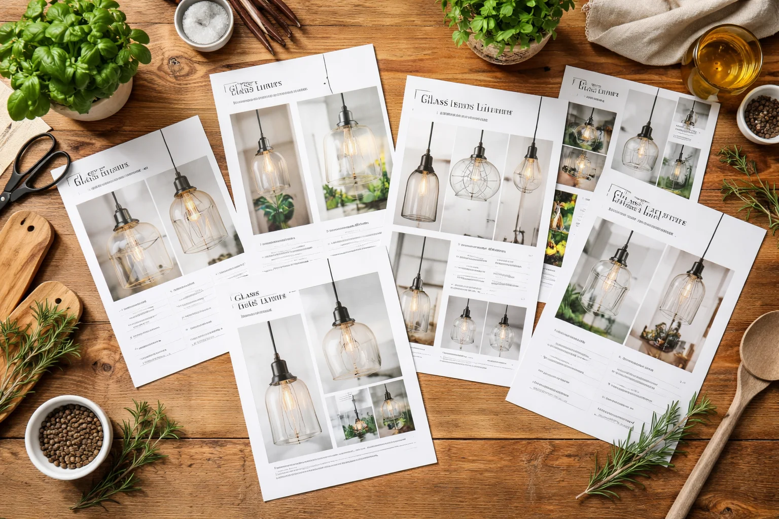 Stylish Glass Pendant Light Kitchen Island Lighting Fixture Ideas