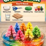 Baking Soda Growing Forest
