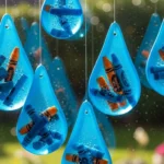 Blue Crayon Suncatchers