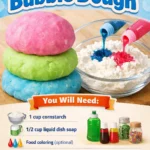 Cornstarch & Dish Soap Bubble Dough
