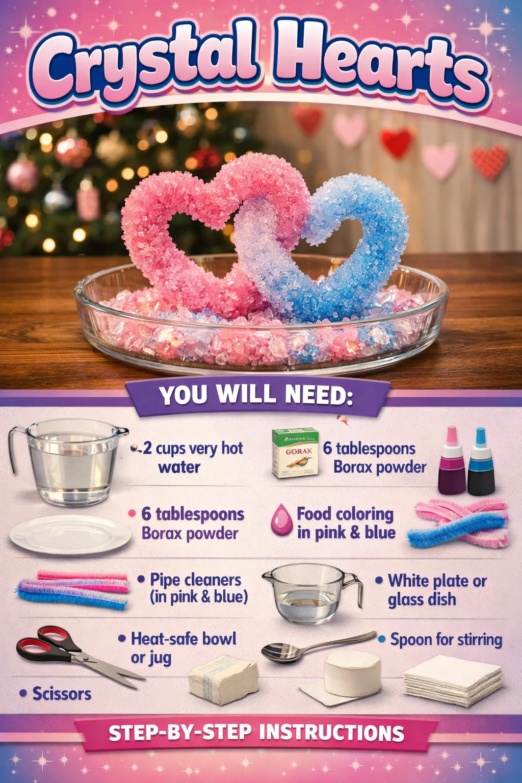 Beautifully crafted Crystal Hearts showcasing elegance and mystique