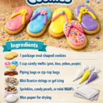 Cutie Flip Flop Cookies