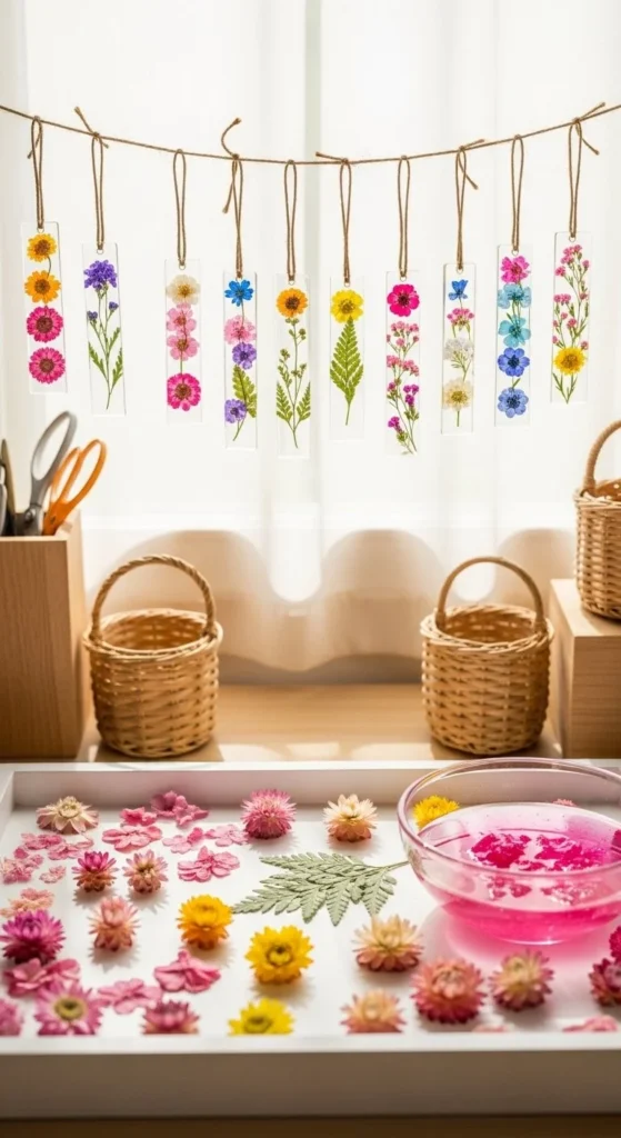 Colorful DIY bioplastic suncatchers made from eco-friendly materials