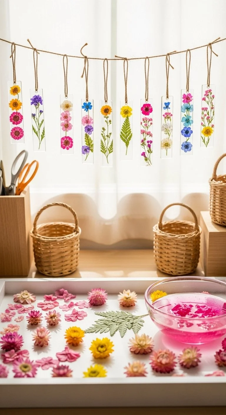 Colorful DIY bioplastic suncatchers made from eco-friendly materials