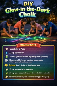 DIY Glow-in-the-Dark Chalk