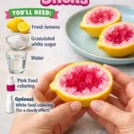 Lemon Geode Shells