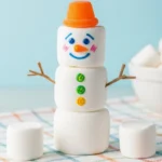 Marshmallow Snowman Craft