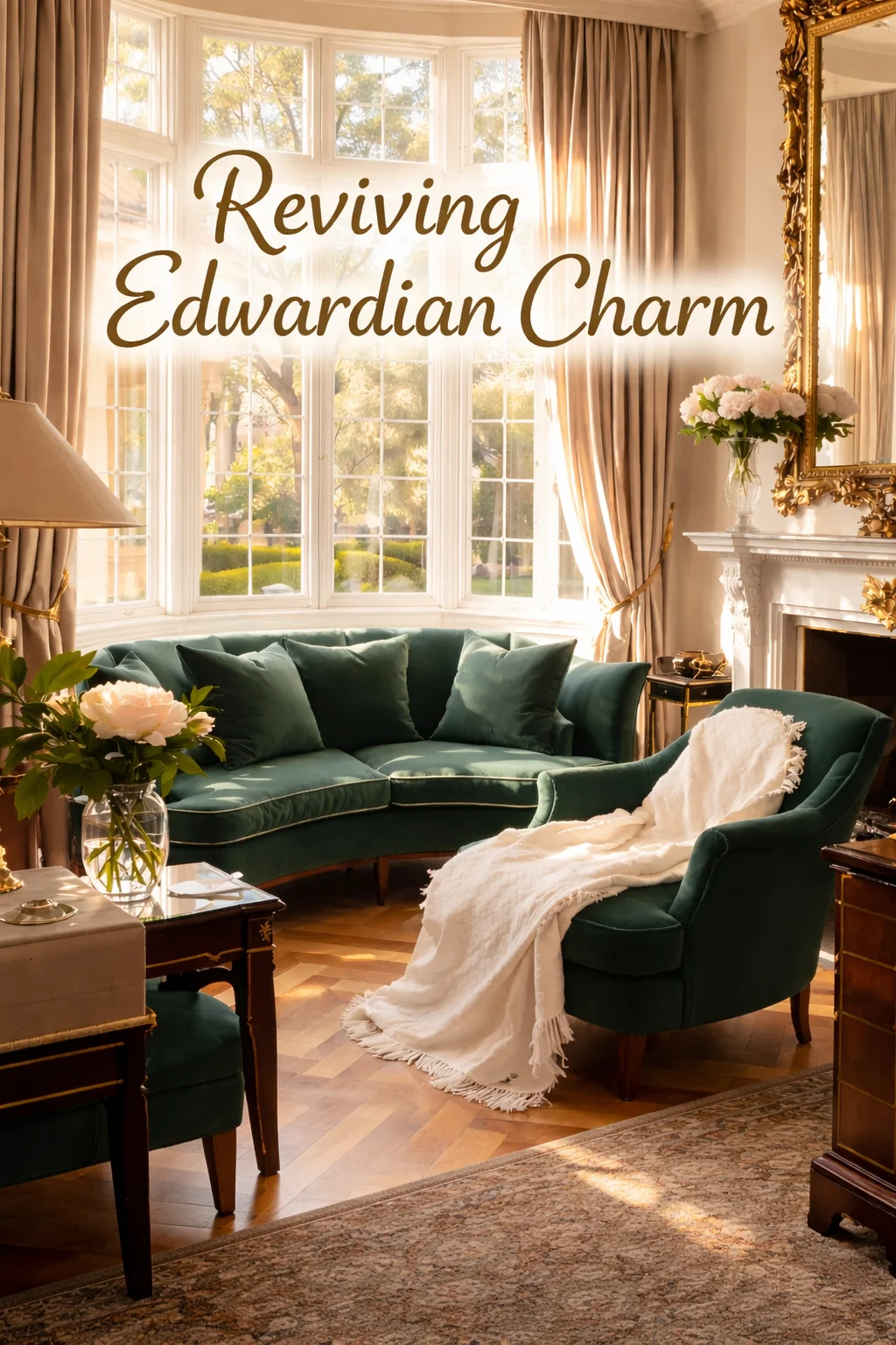 Reviving the Charm of Spacious Edwardian Living Rooms