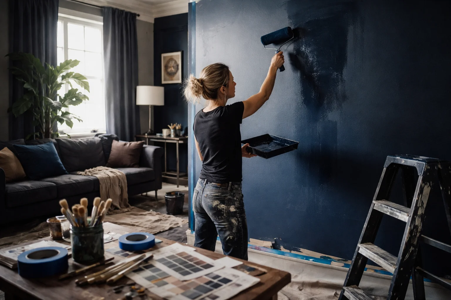 Moody Interior Designs For Dark Apartments