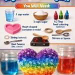 Wait… this heart grew crystals overnight!