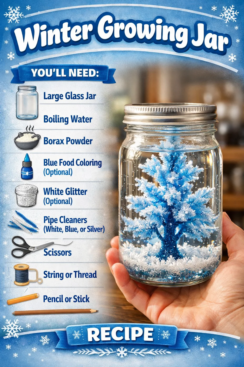 Winter growing jar for productive gardening in cold climates