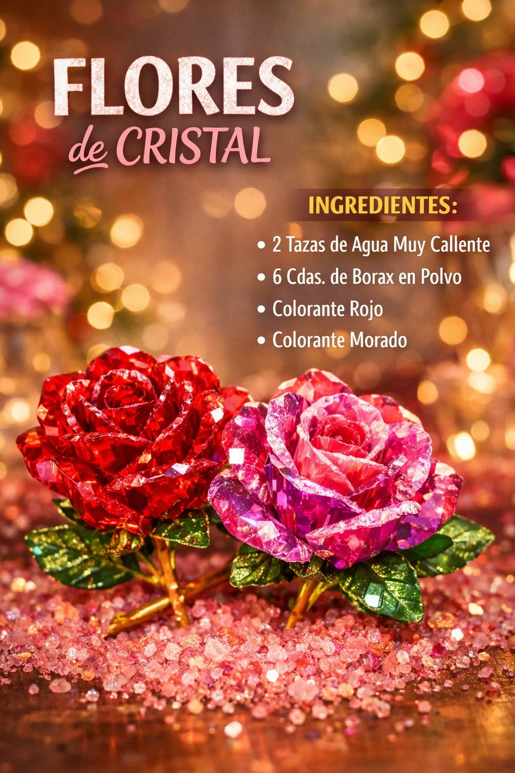 Vibrant Crystal Flower Garden showcasing colorful blooms on a rainy day