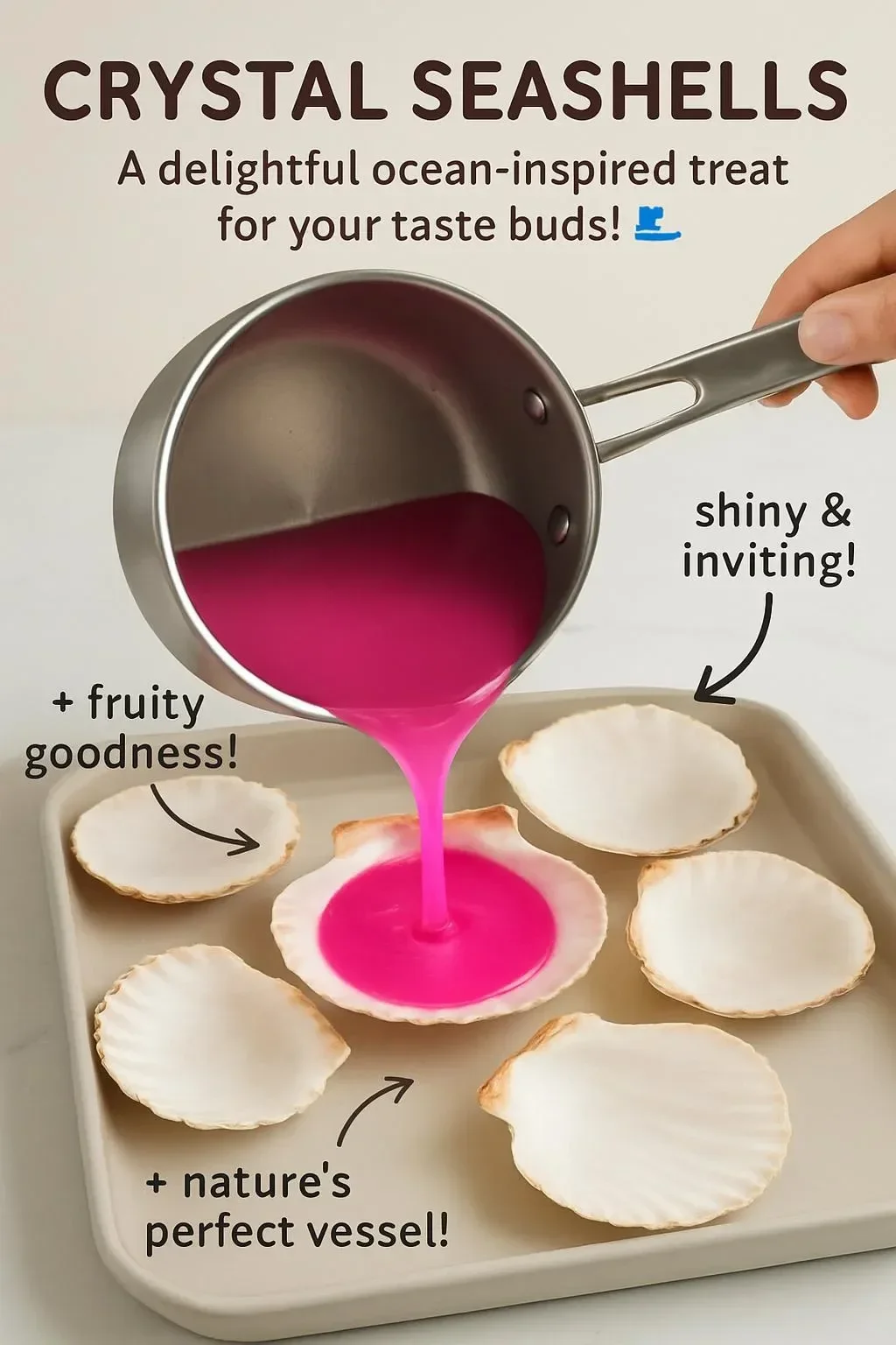 Beautifully crafted Crystal Seashells for decorative and artistic purposes.