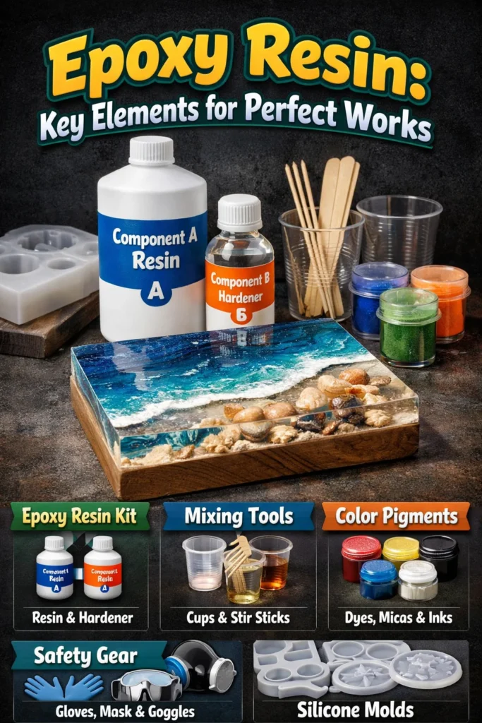 Crafting with epoxy resin: key elements for perfect projects