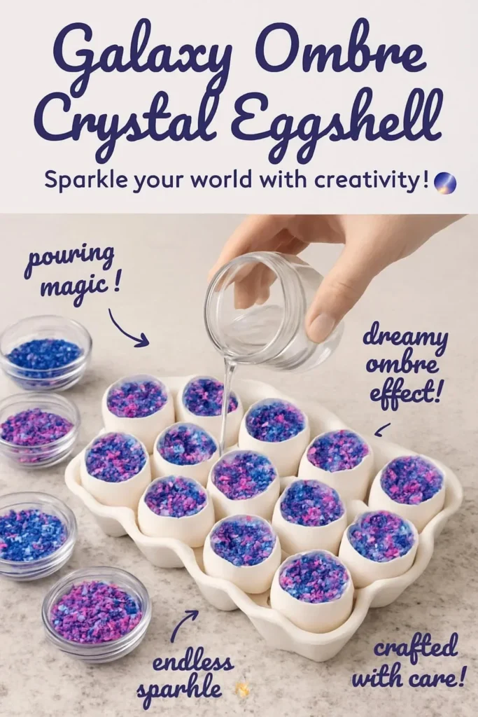 Galaxy Ombre Crystal Eggshell showcasing stunning gradient colors