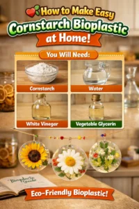 How to Make Easy Cornstarch Bioplastic at Home