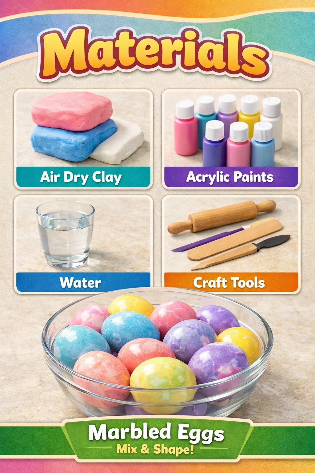 A collection of various materials used in construction and design.