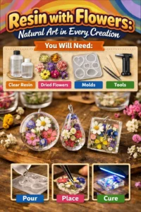 Resin with Flowers: Natural Art in Every Creation