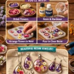 Resin With Flowers: Natural Art That Becomes Jewelry