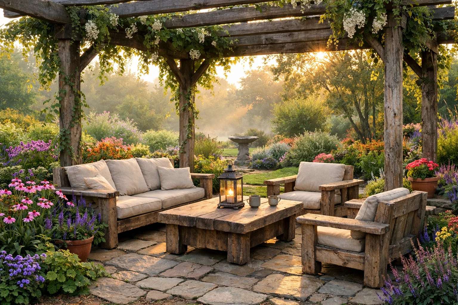 The Modern Farmhouse Garden: Rustic Meets Contemporary