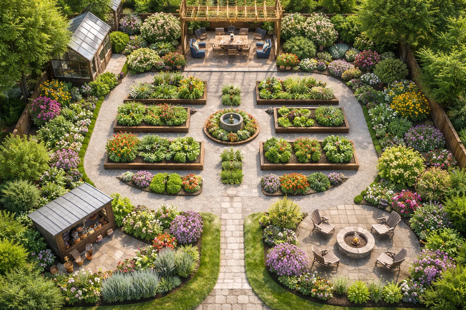 The Modern Farmhouse Garden: Rustic Meets Contemporary