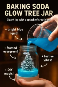 Baking Soda Glow Tree Jar