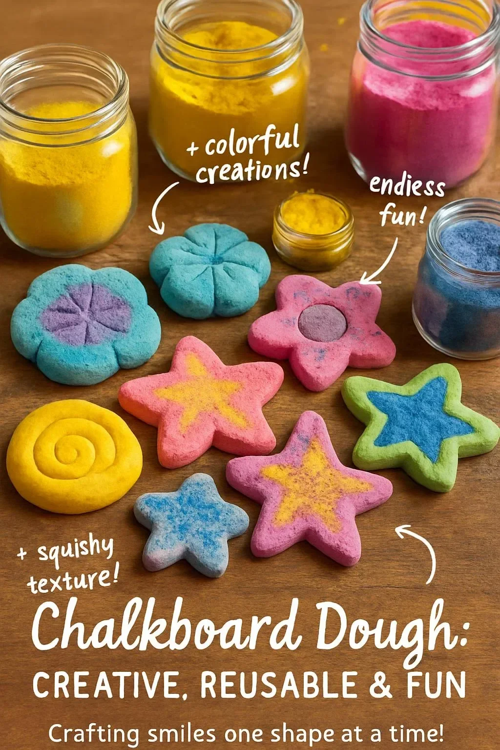Chalkboard Dough for creative and fun art projects, ideal for kids and adults.