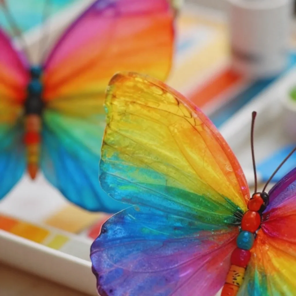 Chromatography Coffee Filter Butterflies