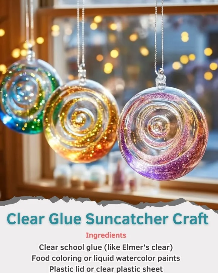 Clear Glue Suncatcher Craft