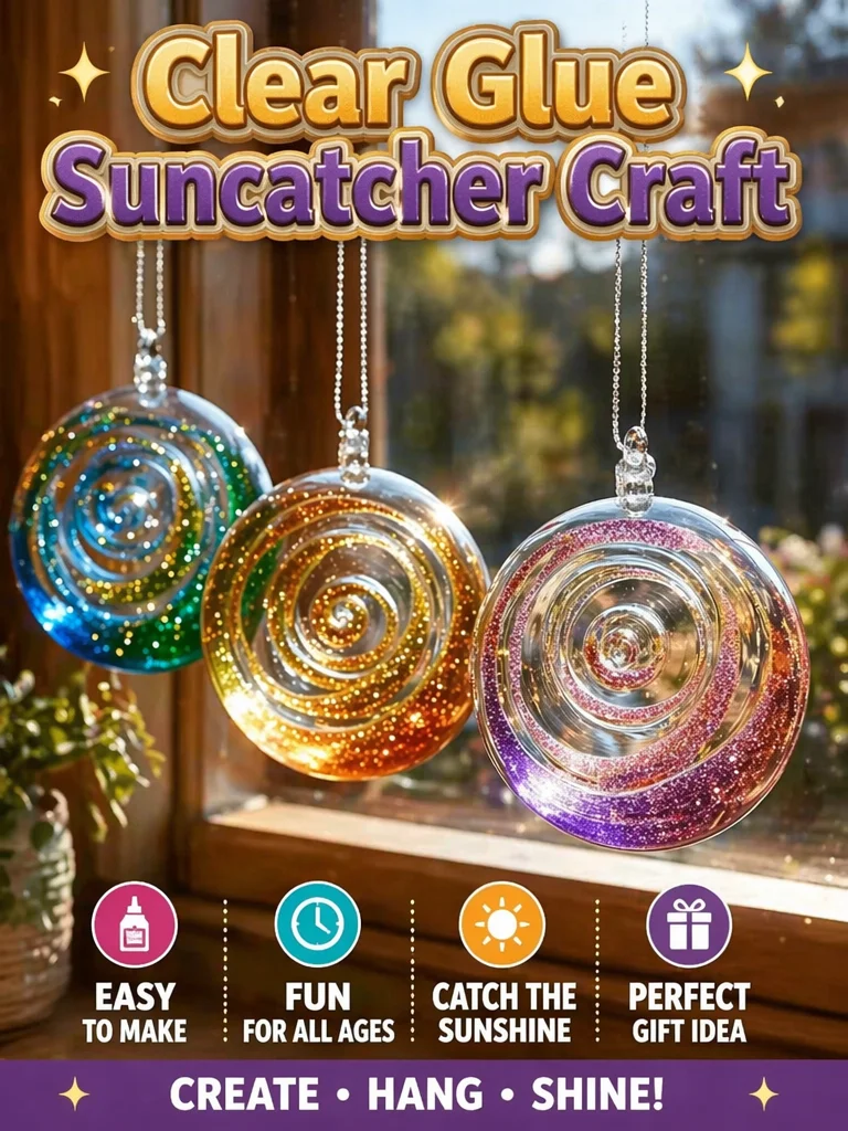 Clear Glue Suncatcher Craft