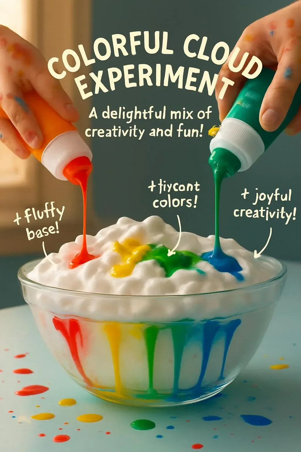 Colorful Cloud Experiment showcasing vibrant, creative cloud formations.