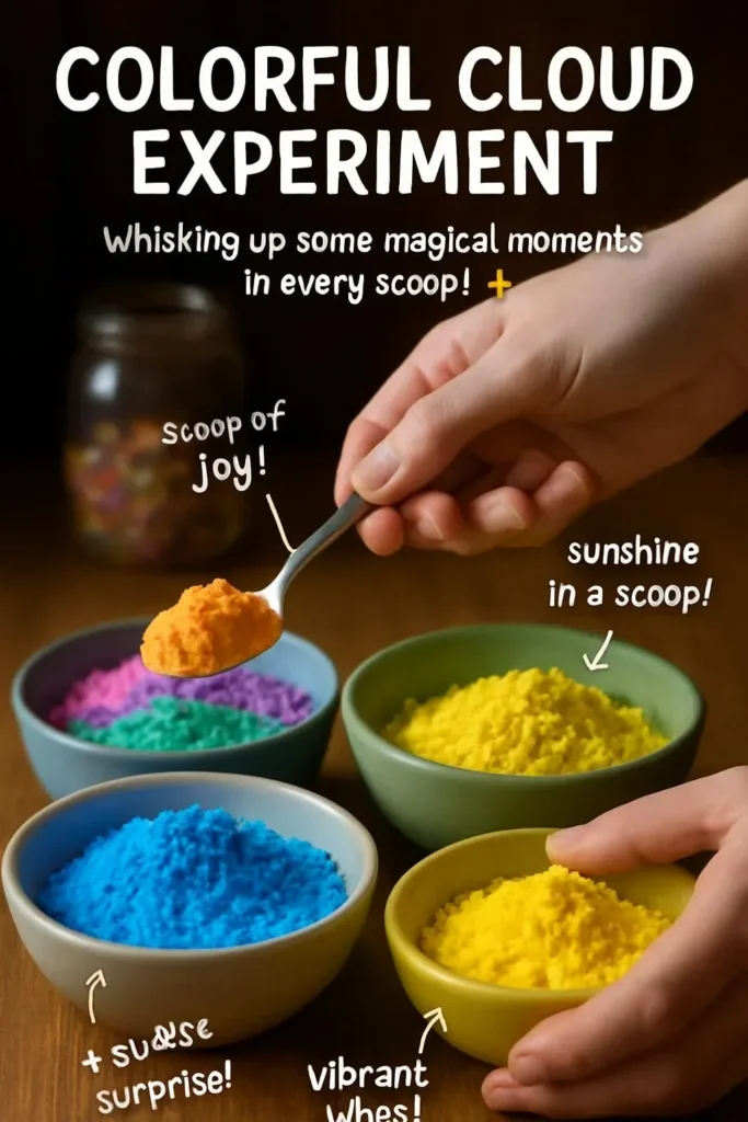 Colorful Cloud Experiment showcasing vibrant and dynamic cloud formations.