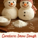 Cornstarch Snow Dough