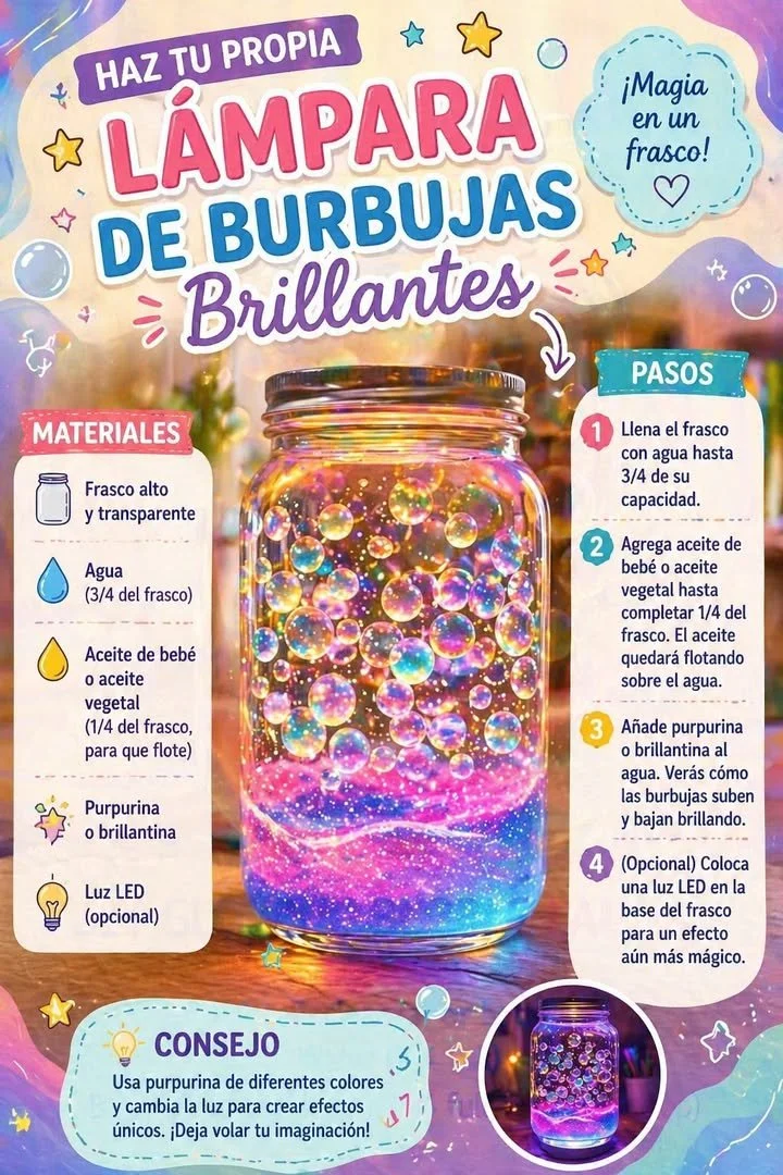 DIY Bright Bubble Lamp