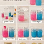 DIY Calming Galaxy Glitter Jars
