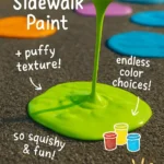 DIY Puffy Sidewalk Paint