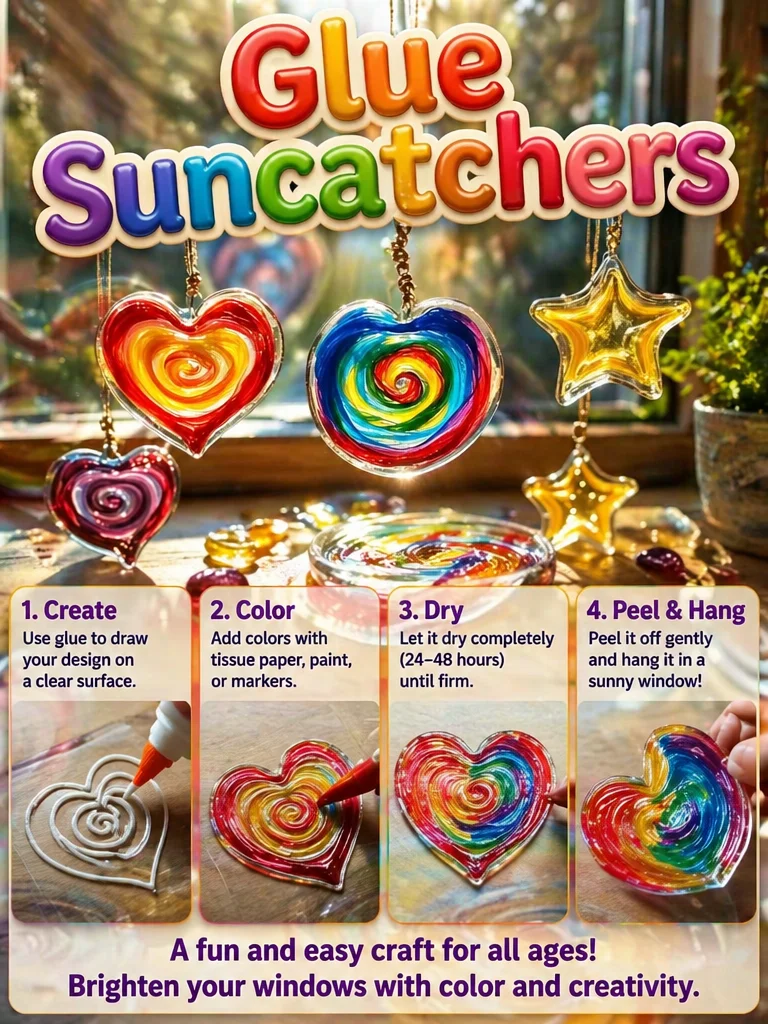 Glue Suncatchers