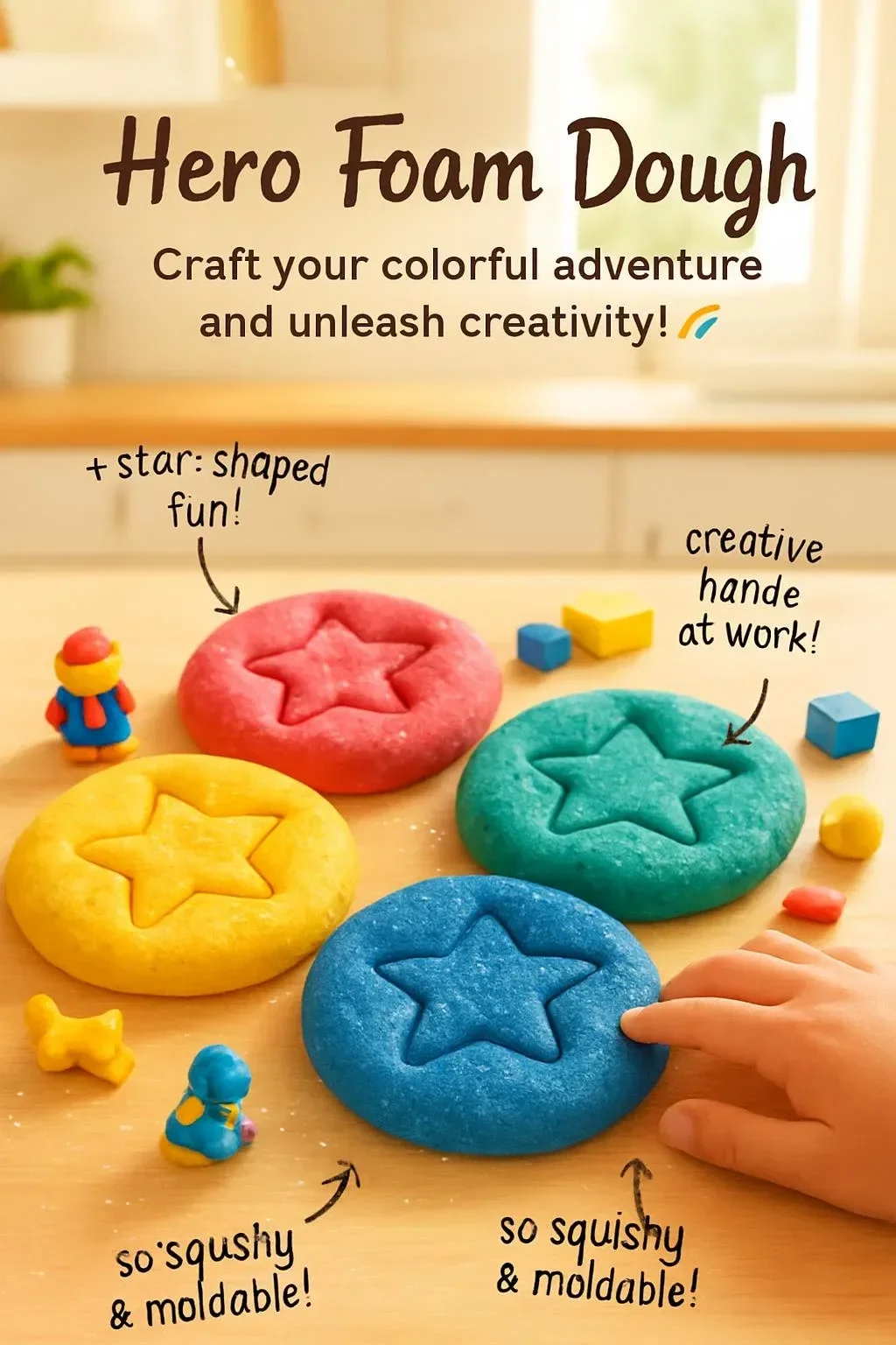 Hero Foam Dough for creative play and imagination.