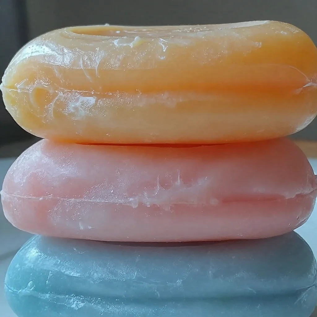 Colorful homemade play dough displayed in various shapes and sizes