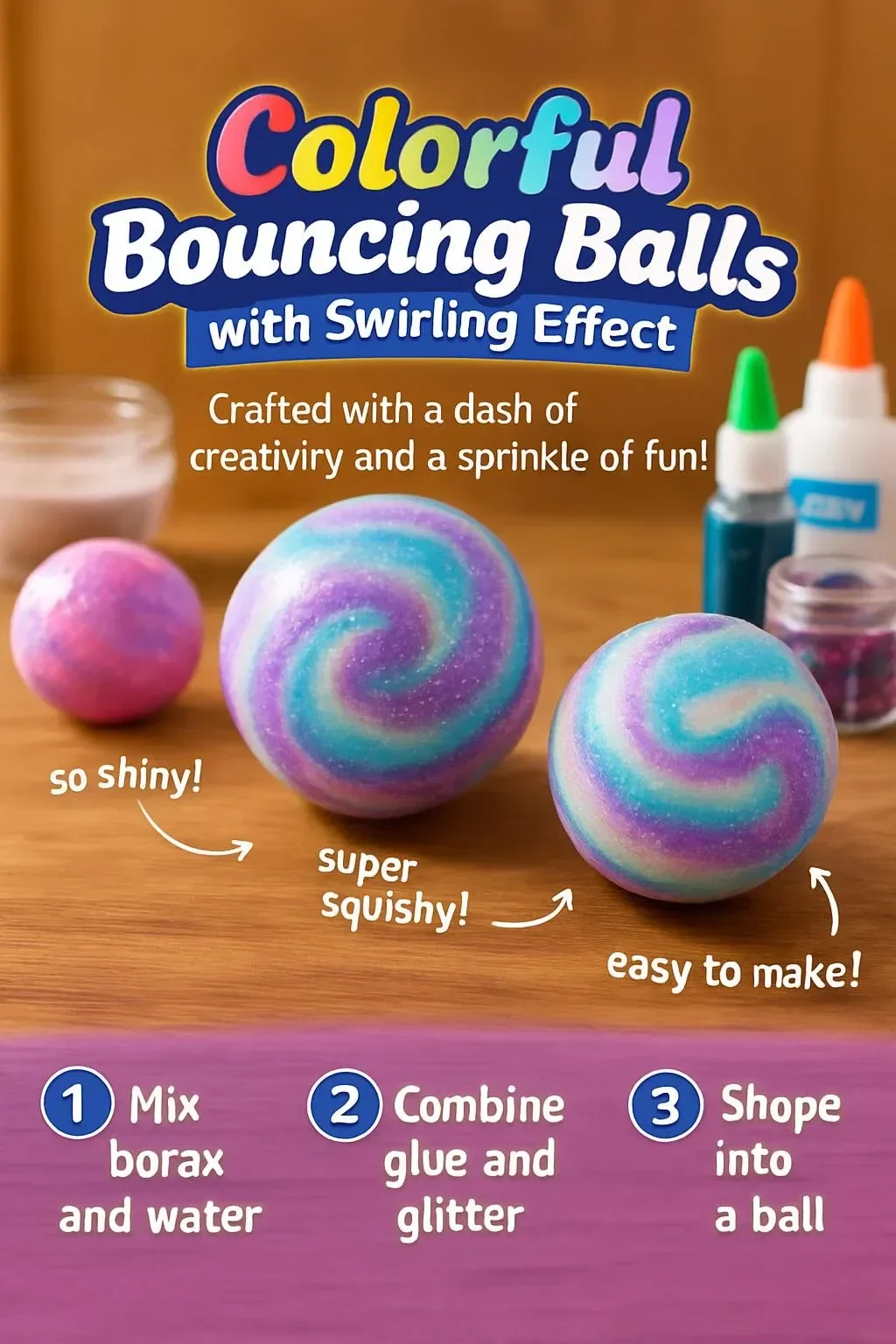 Vibrant bouncing balls creating a colorful spectacle in mesmerizing dance.