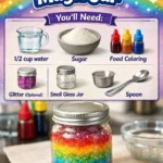 Rainbow Sugar Magic Jar