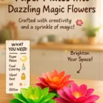 Transform ordinary paper plates into dazzling magic flowers that shimmer&hellip;