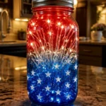 4th of July Fireworks Jar
