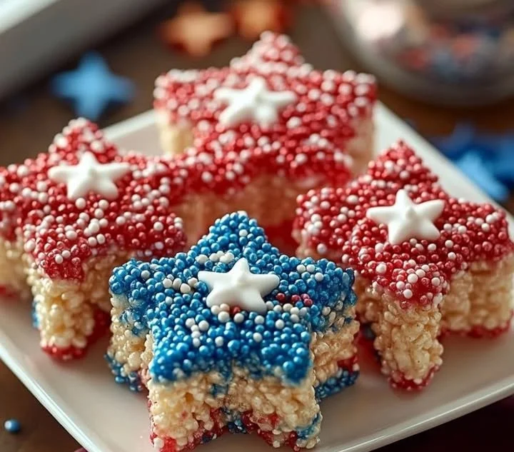 4th of July Rice Krispie Treat